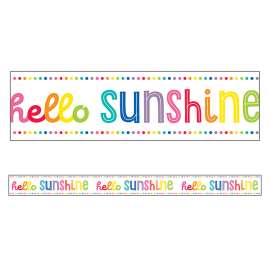 Hello Sunshine Straight Borders, 36'