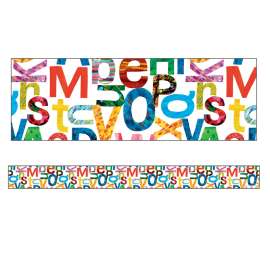 World of Eric Carle Letters Straight Borders