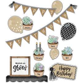 Simply Stylish Birthday Bulletin Board Set
