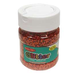 Creative Arts by Charles Leonard Glitter, 4 oz. Bottle, Orange