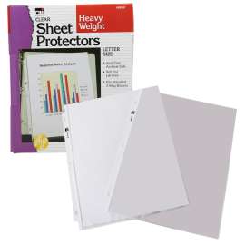 Sheet Protectors, Heavy Weight, Letter Size, Clear, 100 Per Box, 2 Boxes
