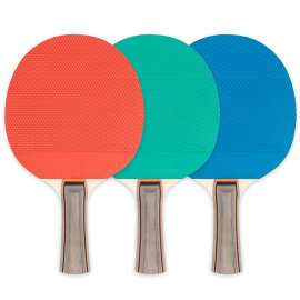 Table Tennis Paddle, rubber face/wood