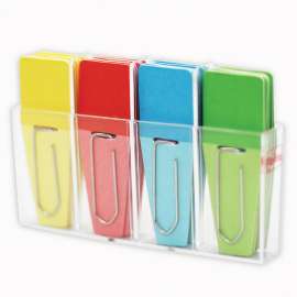 Solid Clip-Flags, Pack of 24, Red/Blue/Yellow/Green