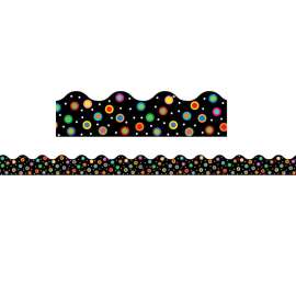 Dots on Black Border, 35 Feet