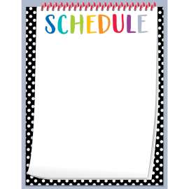 Bold & Bright Schedule Chart