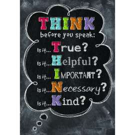 Before you speak... Inspire U Poster