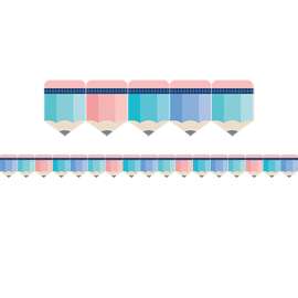 Calm & Cool Pencils Border, 35 Feet