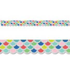 Poppin' Scallops Border, 35 Feet