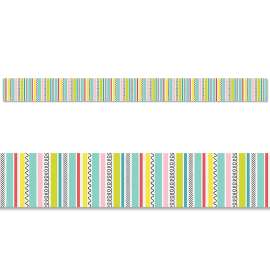 Poppin' Stripes Border, 35 Feet