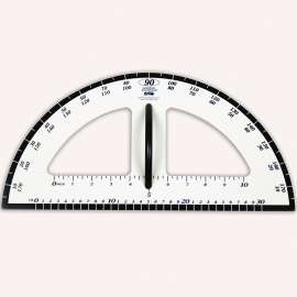 Dry Erase Magnetic Protractor, Pack of 2