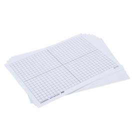 (3 ST) XY AXIS DRY ERASE BOARDS 10 PER SET