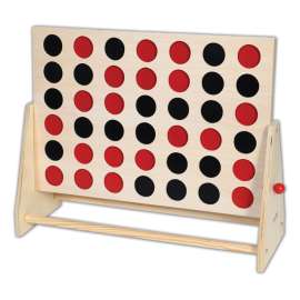 Wooden 4 In A Row Game