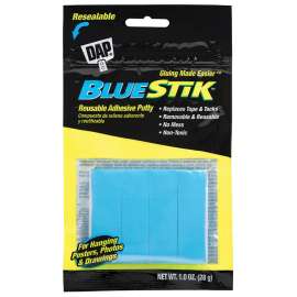 BlueStik Reusable Adhesive Putty, 1 oz. Per Pack, 12 Packs