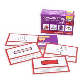 Common Core Collaborative Cards, Geometry, Grades 6-8, Set of 120