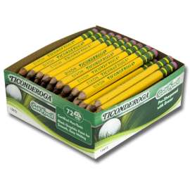 Golf Pencils with Eraser, 72 Per Box, 2 Boxes