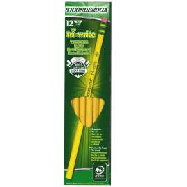 Ticonderoga Tri-Write Standard Size No. 2 Pencils, Pack of 72