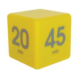 Datexx Time Cube 5-10-20-45 Minute Preset Timer- Yellow