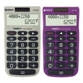 2-Line TrackBack Handheld Calculator