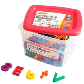 AlphaMagnets & MathMagnets, Multi-Colored, 126 pcs