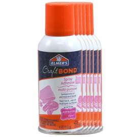 Craft Bond Multi-Purpose Spray Adhesive, 4 oz, Pack of 6