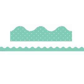Simply Sassy - Teal Polka Dots Deco Trim