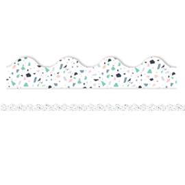 Simply Sassy - White Terrazzo Deco Trim