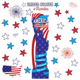 Patriotic All-In-One Door Decor Kits
