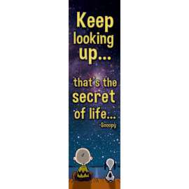 Peanuts Keep Looking Up... Vertical Banner