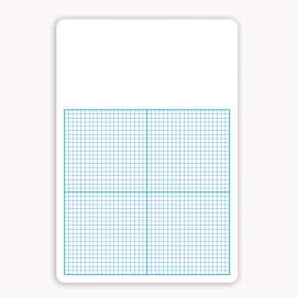 1/4" Graph Dry Erase Board, 11" x 16