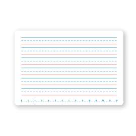 Double-Sided Dry Erase Boards, 11" x 16" Single