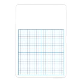 1/2" Graph Dry Erase Board, 11" x 16, Pack of 12
