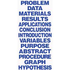 Science Fair Titles, Blue, 13/pkg