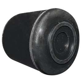 1" BLK Rubb Leg Tip