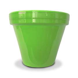 4.5" GRN Cera FLWR Pot