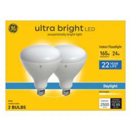 2PK 24W BR40 MB Bulb