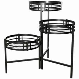 BLK 3 Fold Plant Stand
