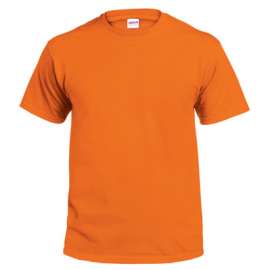 XX-Large Safety Orange Short Sleeve Non-Pocket Tee Shirt