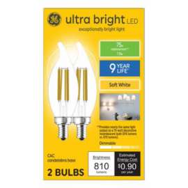 GE 2PK 7W CACUltra LED