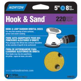 4PK 5" 220G Hook Disc