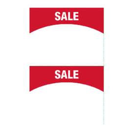 50PK 2Up SaleSign Stock