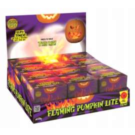 Flaming Pumpkin Light