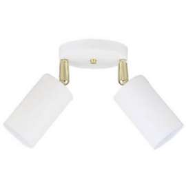 2 LGT WHT Ceil Fixture