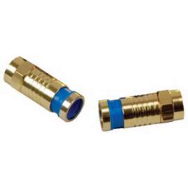 12PK RG6 Quad Connector