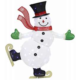 HW 54" Skating Snowman