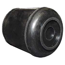 5/8" BLK Rubb Leg Tip