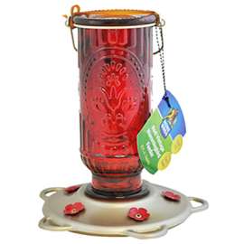 RED Vintage Humm Feeder