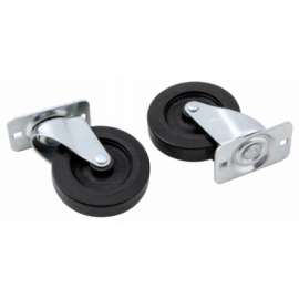 2PK 3x5/8 PVC Caster
