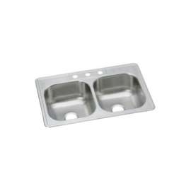33x22 DBLBowl Deck Sink