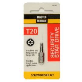 MM 1" TX20 Torx Sec Bit