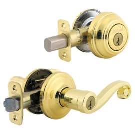 BRS Entr Lever/Deadbolt
